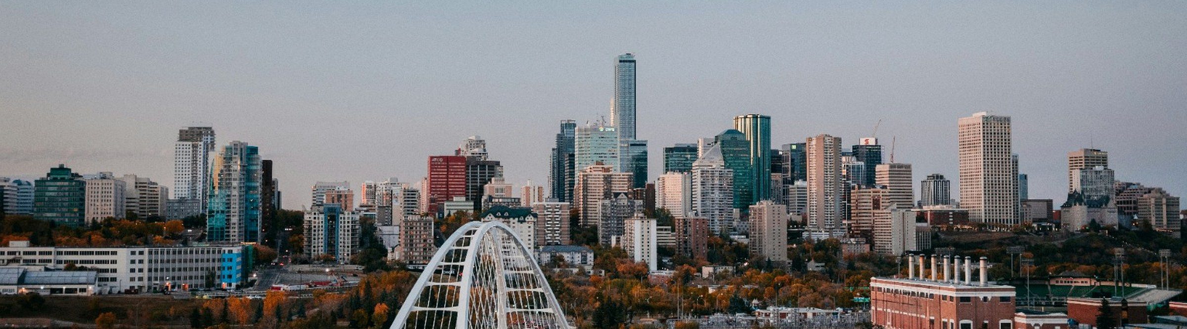 Edmonton skyline for 780 Construction local service area