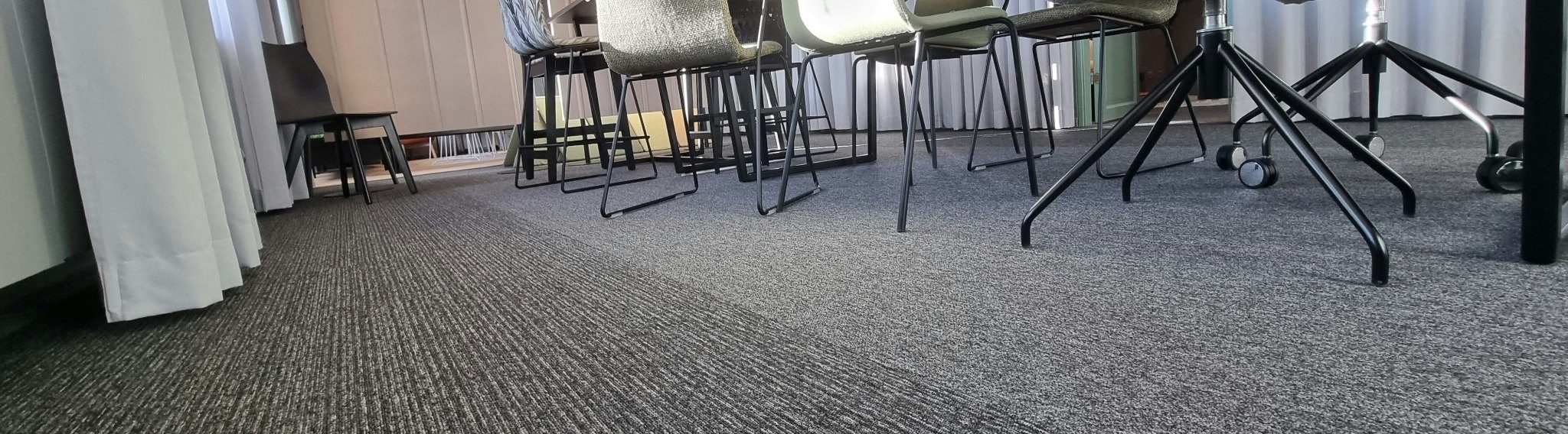 Commercial flooring and interior finish detail for commercial problem spaces